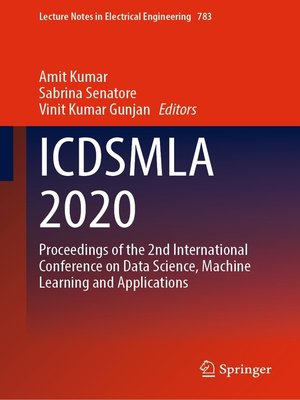 cover image of ICDSMLA 2020